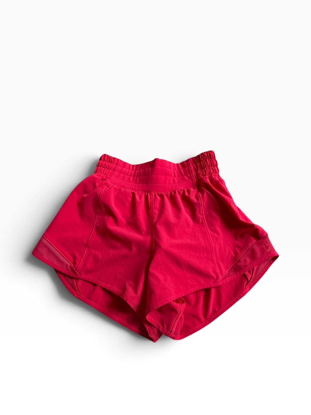 Lululemon Hotty Hot High Rise Lined Shorts 2.5” Red Size 0